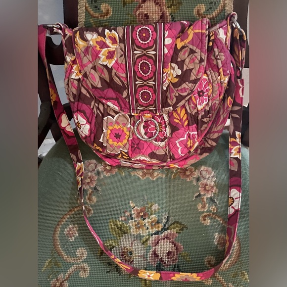 Vera Bradley Carnaby Saddle Up Purse. Crossbody Retired Excellent Condition - Picture 6 of 7